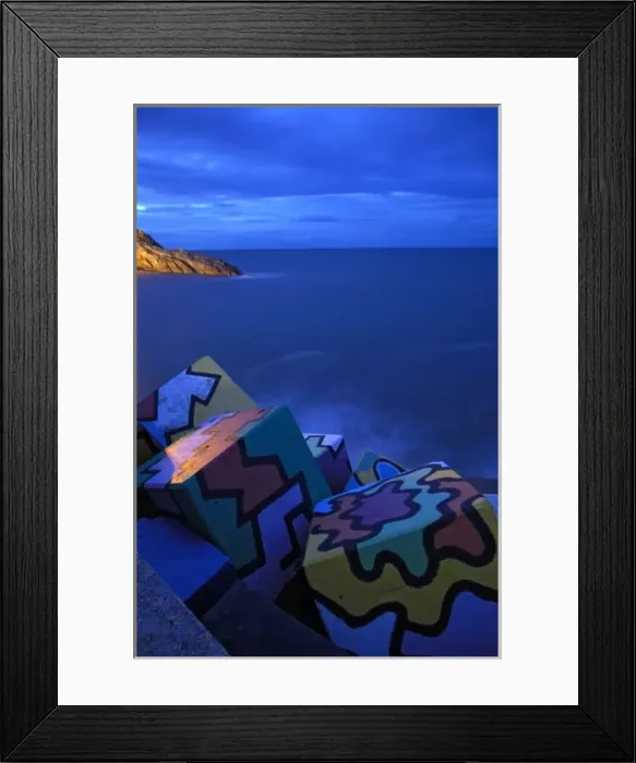 Framed Print : SPAIN. Llanes. Cubos de la memoria (The Cubes Framed Print : SPAIN. Llanes. Cubos de la memoria (The Cubes