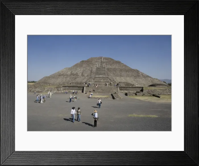 Framed Print : MEXICO. STATE OF MEXICO. TeotihuacᮮThe Sun Framed Print : MEXICO. STATE OF MEXICO. TeotihuacᮮThe Sun