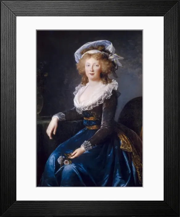 Framed Print : Maria Theresa of Naples and Sicily (1772 - 1807) Framed Print : Maria Theresa of Naples and Sicily (1772 - 1807)