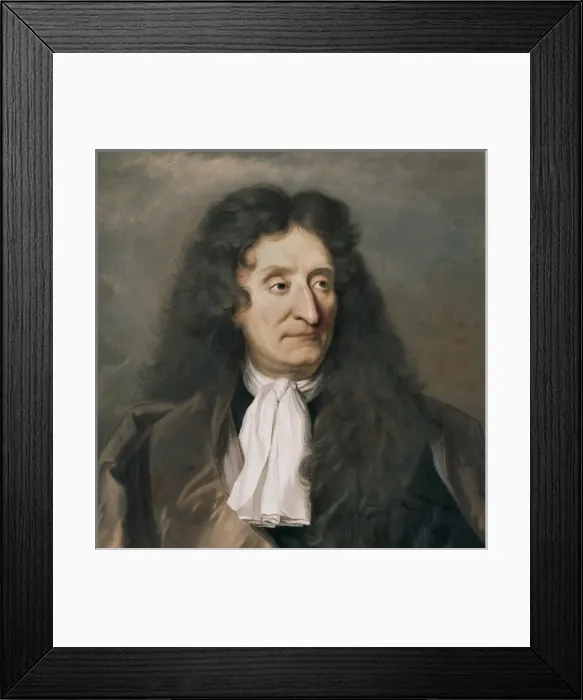 Framed Print : Jean de La Fontaine. 2nd half 17th c. SPAIN Framed Print : Jean de La Fontaine. 2nd half 17th c. SPAIN