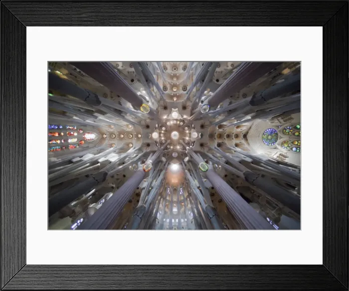 Framed Print : SPAIN. Barcelona. Expiatory Church of the Holy Framed Print : SPAIN. Barcelona. Expiatory Church of the Holy