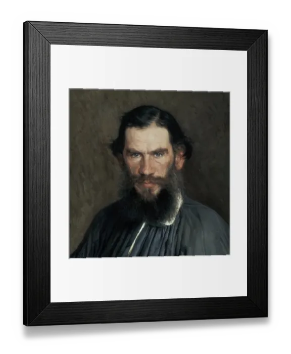 Framed Print : KRAMSKOI, Ivan Nikolaevich (1837-1887). Portrait Framed Print : KRAMSKOI, Ivan Nikolaevich (1837-1887). Portrait