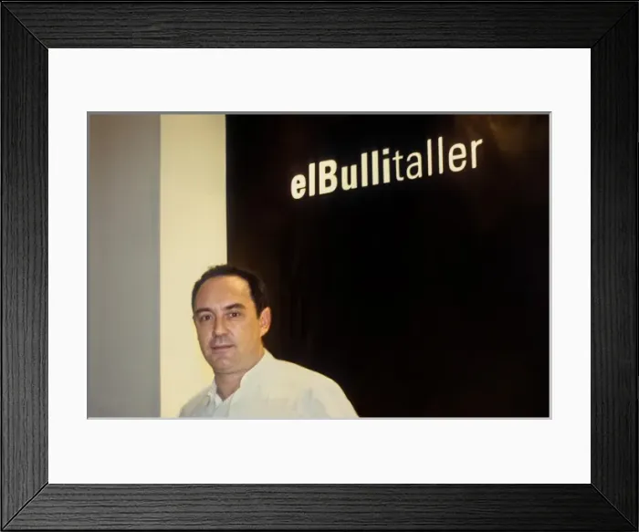 Framed Print : The chef Ferran Adriࠩn BulliTaller (Barcelona Framed Print : The chef Ferran Adriࠩn BulliTaller (Barcelona