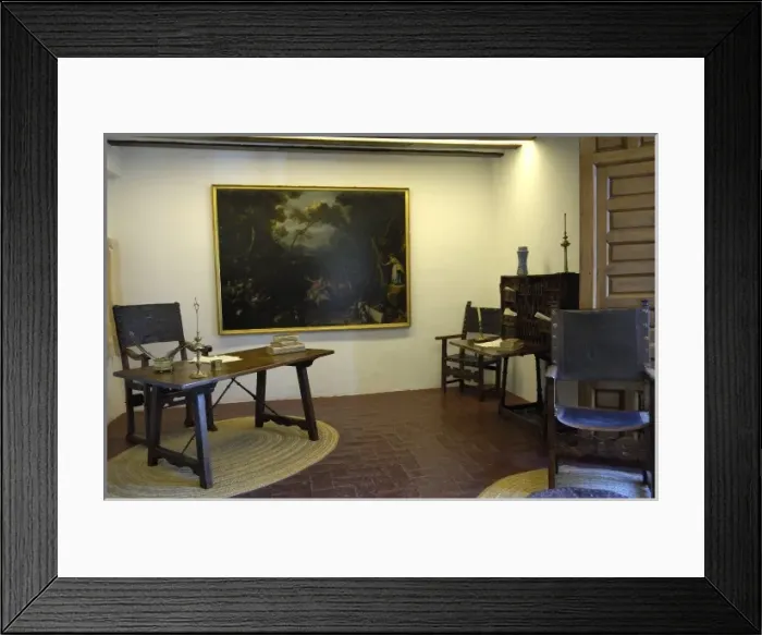 Framed Print : SPAIN. Valladolid. Museo Casa de Cervantes Framed Print : SPAIN. Valladolid. Museo Casa de Cervantes