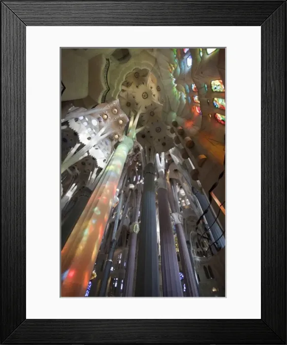 Framed Print : SPAIN. Barcelona. Expiatory Church of the Holy Framed Print : SPAIN. Barcelona. Expiatory Church of the Holy