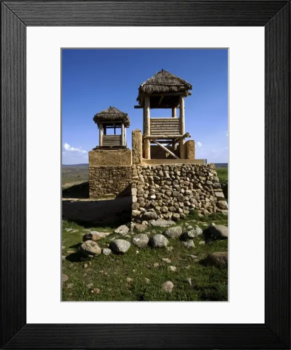 Framed Print : SPAIN. Garray. Celtiberian-Roman archaeological Framed Print : SPAIN. Garray. Celtiberian-Roman archaeological