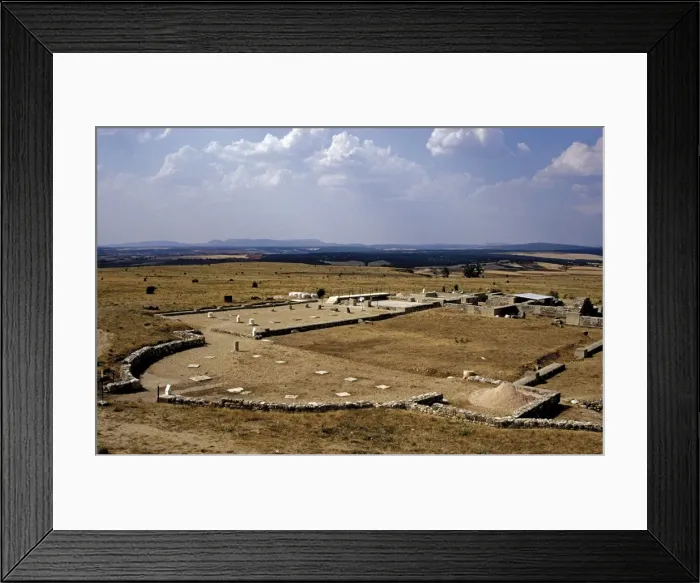 Framed Print : SPAIN. Pea de Castro. Clunia Sulpicia. Roman Framed Print : SPAIN. Pea de Castro. Clunia Sulpicia. Roman