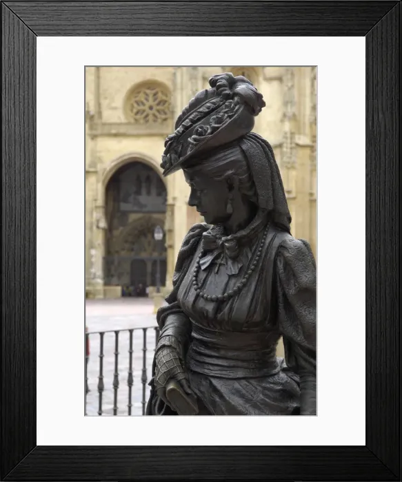 Framed Print : SPAIN. Oviedo. Statue of La Regenta Framed Print : SPAIN. Oviedo. Statue of La Regenta