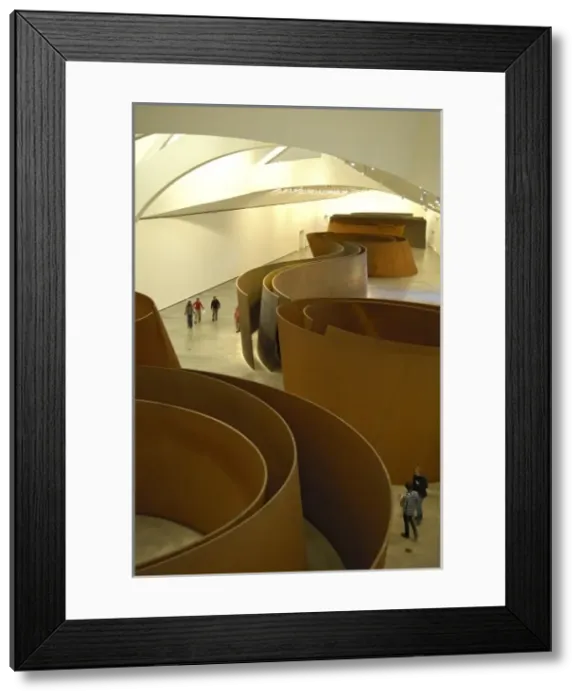Framed Print : SPAIN. Bilbao. Guggenheim Museum Bilbao. Interior Framed Print : SPAIN. Bilbao. Guggenheim Museum Bilbao. Interior