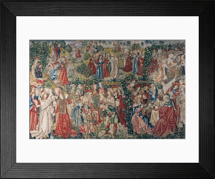 Framed Print : The parable of the laborers in the vineyard Framed Print : The parable of the laborers in the vineyard