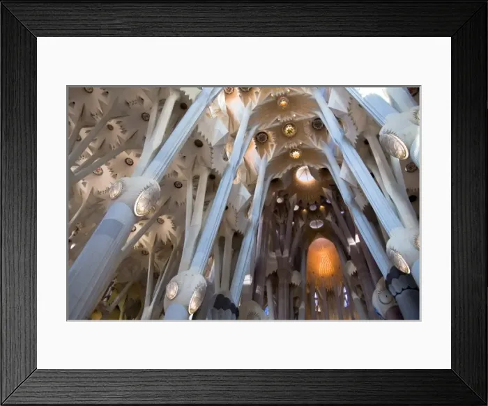 Framed Print : SPAIN. Barcelona. Expiatory Church of the Holy Framed Print : SPAIN. Barcelona. Expiatory Church of the Holy