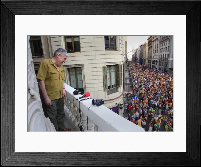 Framed Print : SPAIN. Barcelona. National Day of Catalonia ( Diada ) Framed Print : SPAIN. Barcelona. National Day of Catalonia ( Diada )