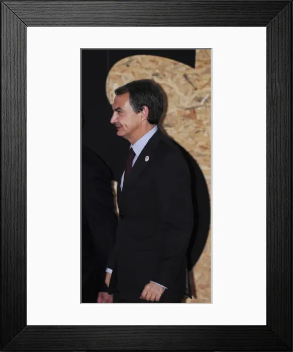 Framed Print : PORTUGAL. Lisbon. Spains President Jose Luis Framed Print : PORTUGAL. Lisbon. Spains President Jose Luis