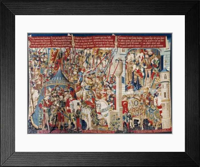 Framed Print : The Trojan War: Achilles Tent. ca. 1470. Interview Framed Print : The Trojan War: Achilles Tent. ca. 1470. Interview