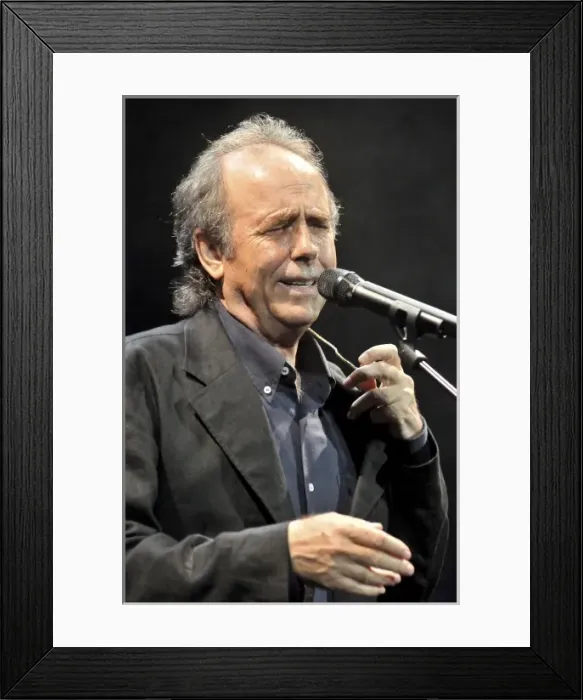 Framed Print : SPAIN. CATALONIA. Songwriter and singer Joan Framed Print : SPAIN. CATALONIA. Songwriter and singer Joan