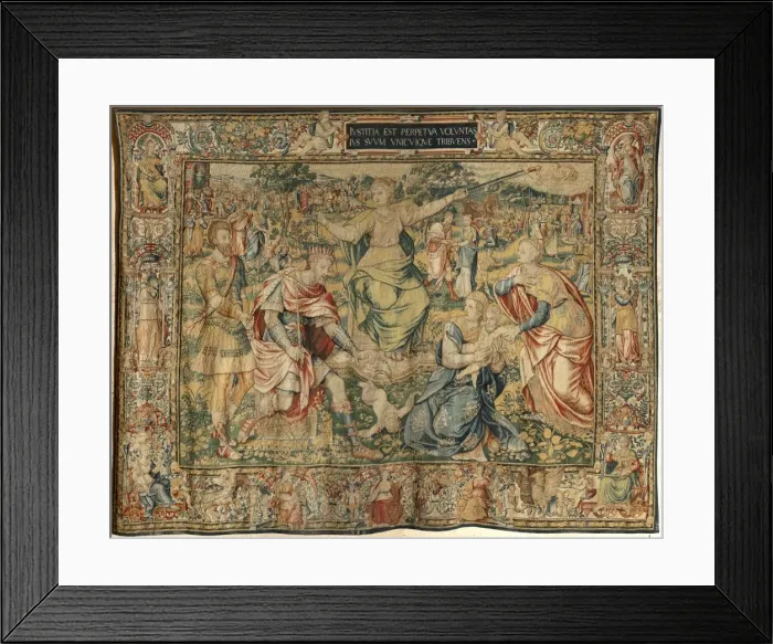 Framed Print : The Seven Virtues: The Justice. ca. 1560 - 1570 Framed Print : The Seven Virtues: The Justice. ca. 1560 - 1570