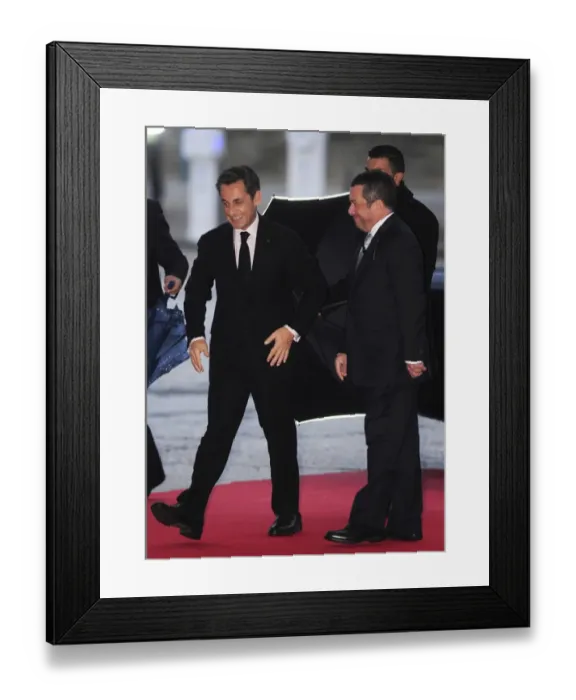 Framed Print : PORTUGAL. Lisbon. Frances President Nicolas Framed Print : PORTUGAL. Lisbon. Frances President Nicolas