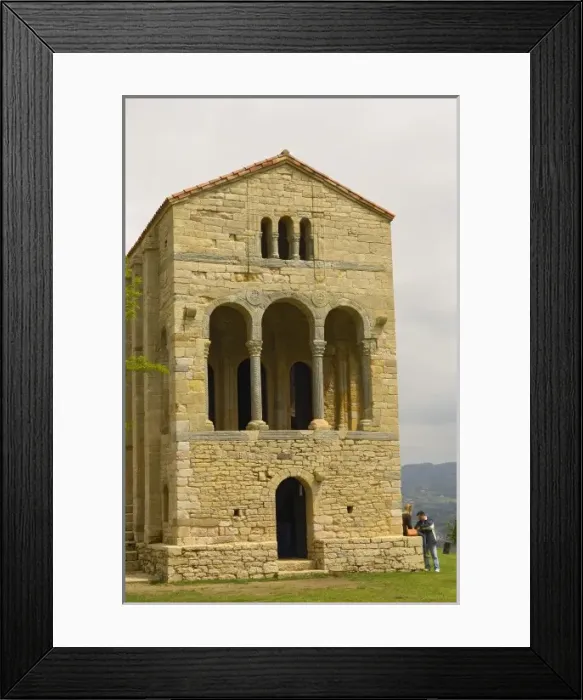 Framed Print : SPAIN. Oviedo. Church of Santa Mar Framed Print : SPAIN. Oviedo. Church of Santa Mar