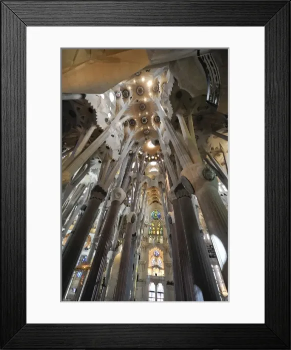 Framed Print : SPAIN. Barcelona. Expiatory Church of the Holy Framed Print : SPAIN. Barcelona. Expiatory Church of the Holy