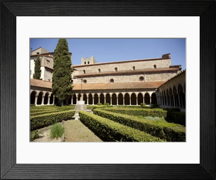 Framed Print : FRANCE. EASTERN PYRENEES. Arles-sur-Tech. Abbey Framed Print : FRANCE. EASTERN PYRENEES. Arles-sur-Tech. Abbey