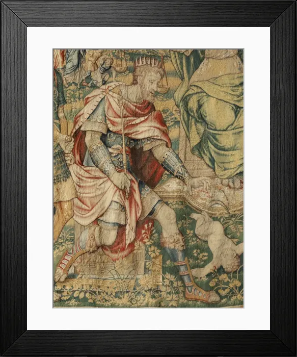 Framed Print : The Seven Virtues: The Justice. ca. 1560 - 1570 Framed Print : The Seven Virtues: The Justice. ca. 1560 - 1570
