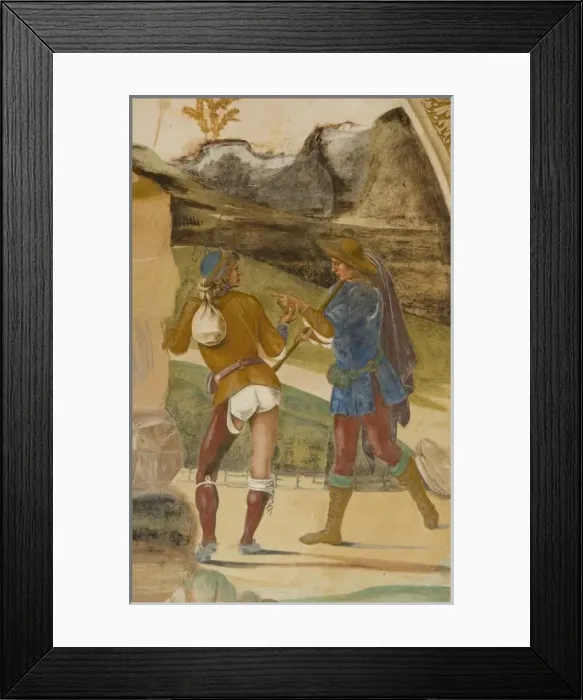 Framed Print : SIGNORELLI, Luca (1445-1523). Life of St. Benedict Framed Print : SIGNORELLI, Luca (1445-1523). Life of St. Benedict