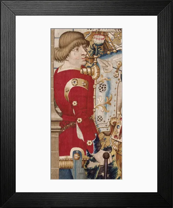 Framed Print : The Trojan War: Achilles Tent. ca. 1470. Detail Framed Print : The Trojan War: Achilles Tent. ca. 1470. Detail