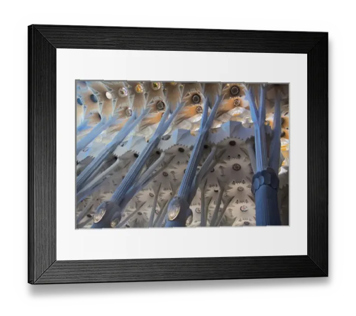 Framed Print : SPAIN. Barcelona. Expiatory Church of the Holy Framed Print : SPAIN. Barcelona. Expiatory Church of the Holy
