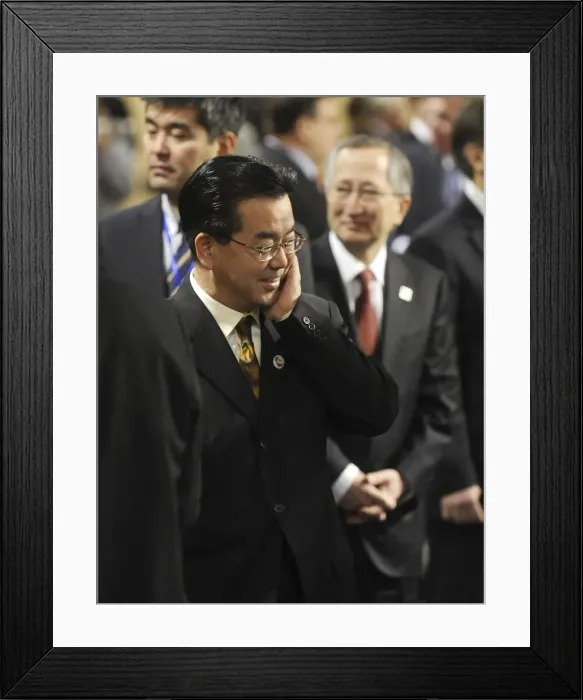Framed Print : PORTUGAL. Lisbon. Japans Vice Foreign Minister Framed Print : PORTUGAL. Lisbon. Japans Vice Foreign Minister