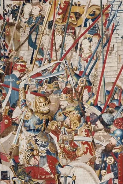 The Trojan War: Achilles Tent. ca. 1470. Central