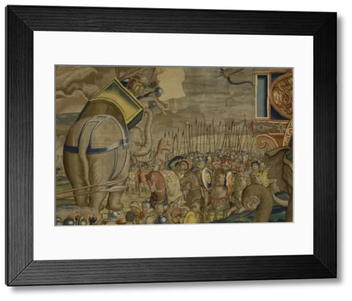 Framed Print : Battle of Zama. 16th c. SPAIN. Madrid. Royal Framed Print : Battle of Zama. 16th c. SPAIN. Madrid. Royal