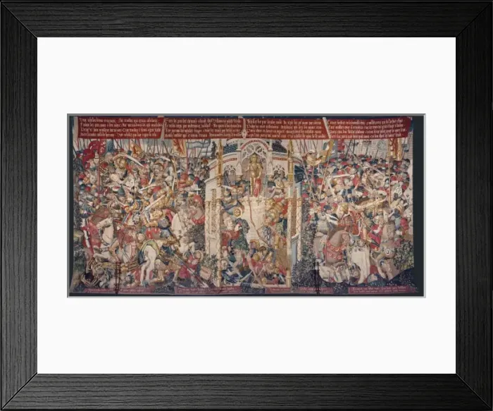 Framed Print : The Trojan War: Achilles Death. ca. 1470. Eighth Framed Print : The Trojan War: Achilles Death. ca. 1470. Eighth