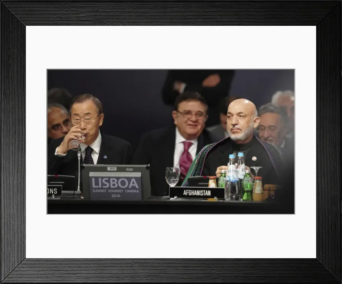 Framed Print : PORTUGAL. Lisbon. UN Secretary General Ban Ki-moon Framed Print : PORTUGAL. Lisbon. UN Secretary General Ban Ki-moon