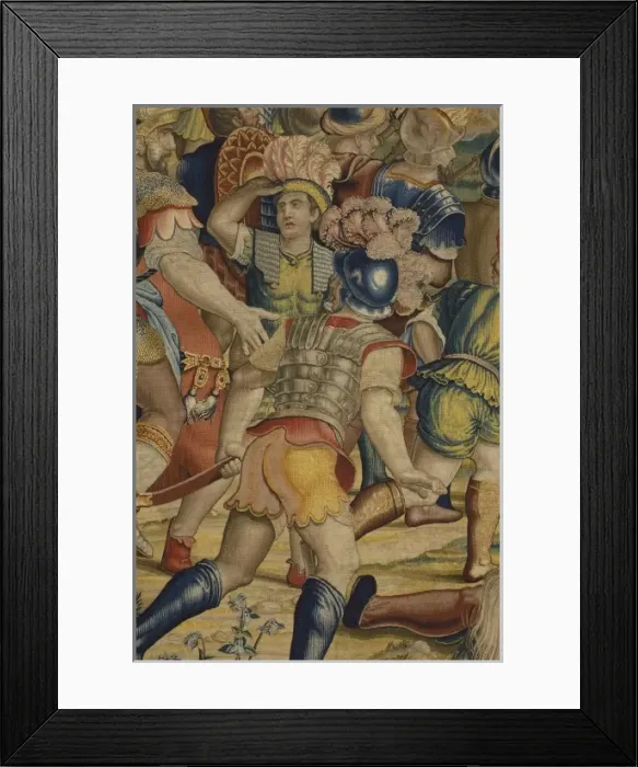 Framed Print : Battle of Zama. 16th c. SPAIN. Madrid. Royal Framed Print : Battle of Zama. 16th c. SPAIN. Madrid. Royal
