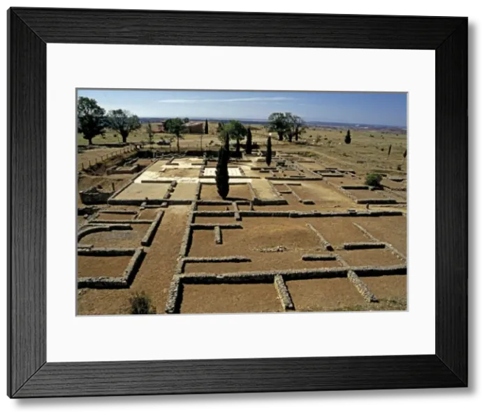 Framed Print : SPAIN. Pea de Castro. Clunia Sulpicia. Roman Framed Print : SPAIN. Pea de Castro. Clunia Sulpicia. Roman