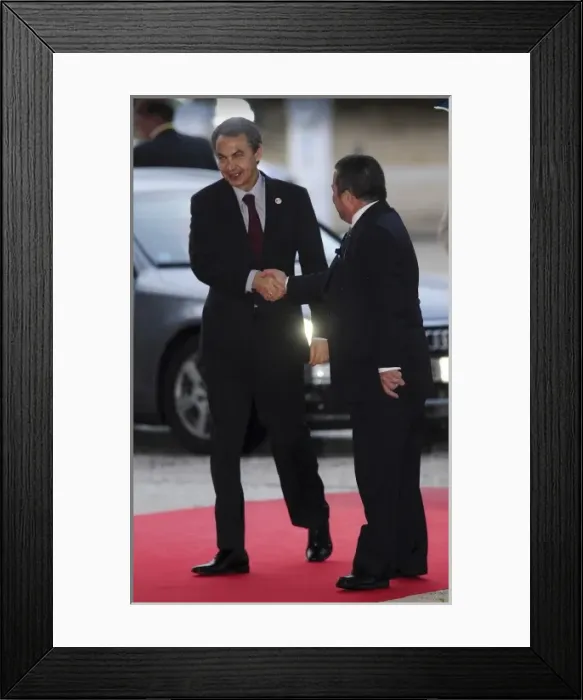 Framed Print : PORTUGAL. Lisbon. Spains President Jose Luis Framed Print : PORTUGAL. Lisbon. Spains President Jose Luis