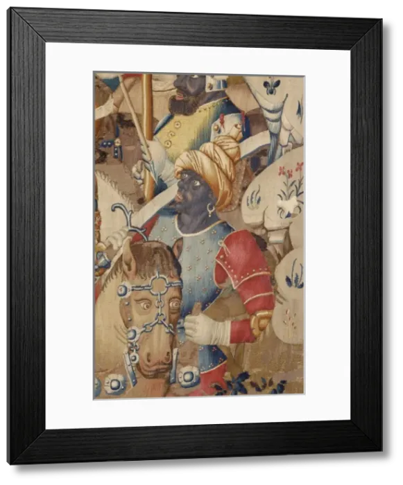 Framed Print : The Trojan War: Achilles Death. ca. 1470. Right Framed Print : The Trojan War: Achilles Death. ca. 1470. Right