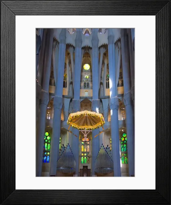 Framed Print : SPAIN. Barcelona. Expiatory Church of the Holy Framed Print : SPAIN. Barcelona. Expiatory Church of the Holy