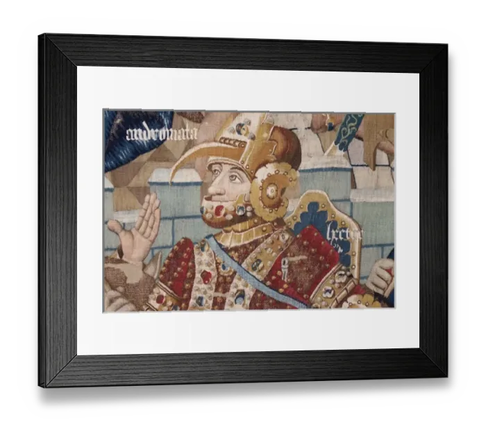Framed Print : The Trojan War: Achilles Tent. ca. 1470. Detail Framed Print : The Trojan War: Achilles Tent. ca. 1470. Detail