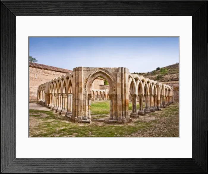 Framed Print : SPAIN. Soria. Monastery of San Juan de Duero Framed Print : SPAIN. Soria. Monastery of San Juan de Duero