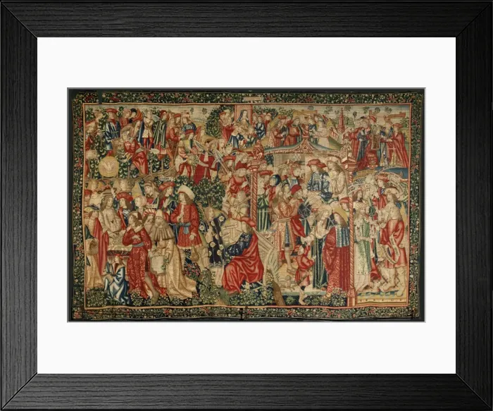 Framed Print : The parable of the laborers in the vineyard Framed Print : The parable of the laborers in the vineyard