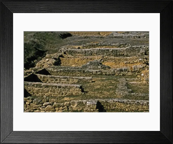 Framed Print : SPAIN. CASTILE AND LEON. Villasabariega. Lancia Framed Print : SPAIN. CASTILE AND LEON. Villasabariega. Lancia