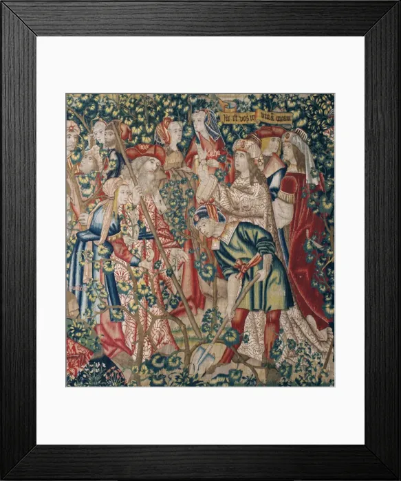 Framed Print : The parable of the laborers in the vineyard Framed Print : The parable of the laborers in the vineyard