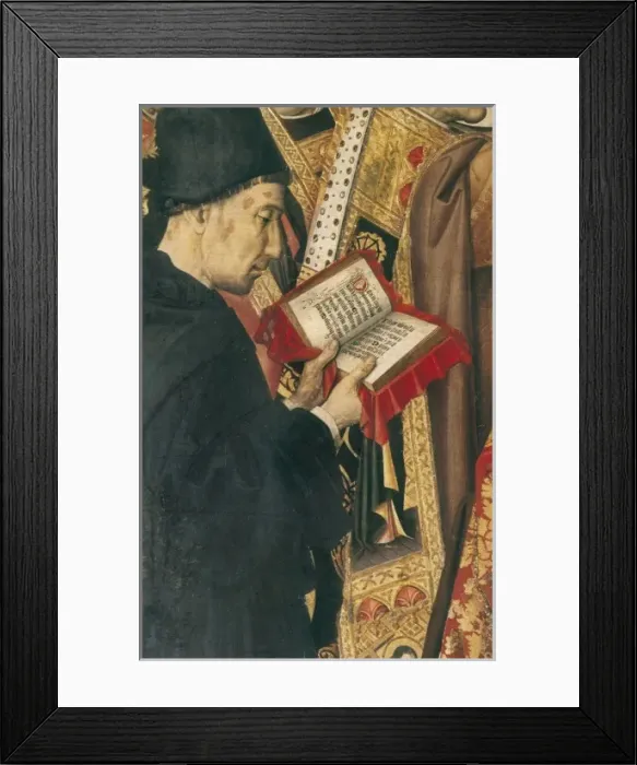Framed Print : HUGUET, Jaume (1415-1492). The Consecration of Framed Print : HUGUET, Jaume (1415-1492). The Consecration of