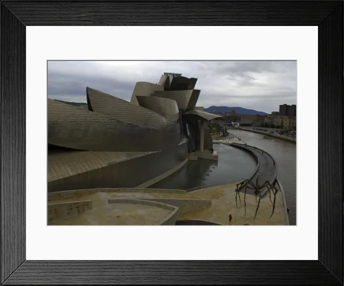 Framed Print : SPAIN. Bilbao. Guggenheim Museum Bilbao. Exterior Framed Print : SPAIN. Bilbao. Guggenheim Museum Bilbao. Exterior
