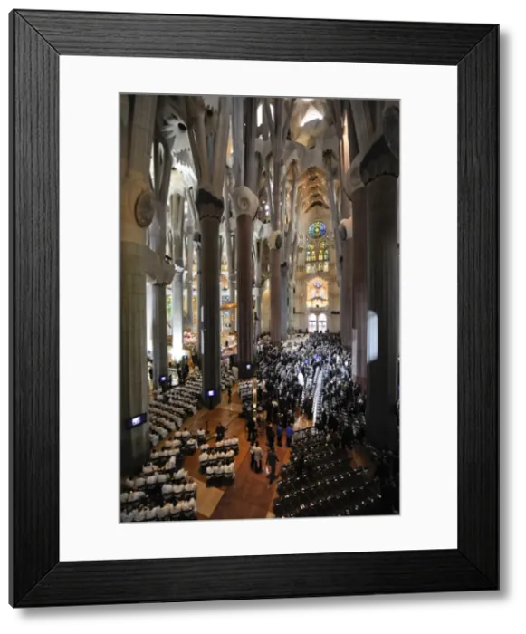 Framed Print : SPAIN. Barcelona. Expiatory Church of the Holy Framed Print : SPAIN. Barcelona. Expiatory Church of the Holy