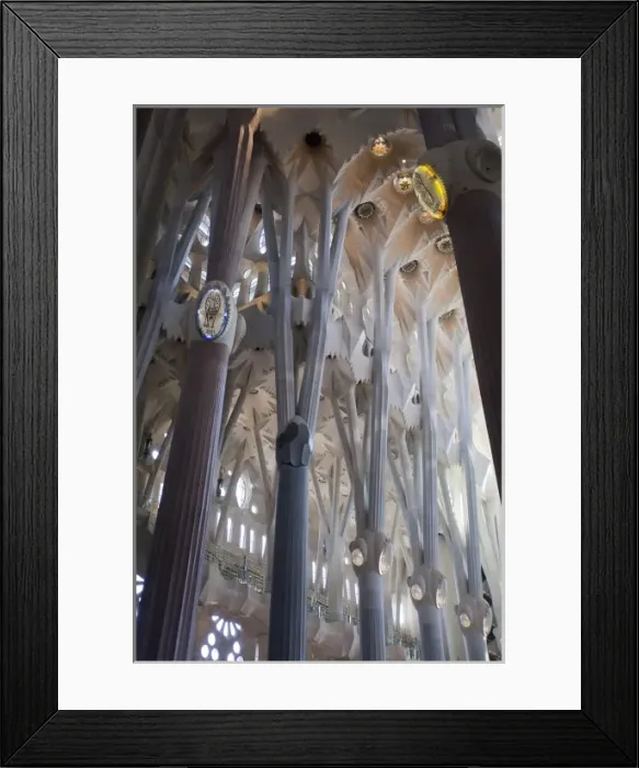 Framed Print : SPAIN. Barcelona. Expiatory Church of the Holy Framed Print : SPAIN. Barcelona. Expiatory Church of the Holy