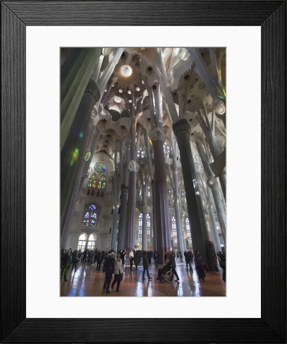 Framed Print : SPAIN. Barcelona. Expiatory Church of the Holy Framed Print : SPAIN. Barcelona. Expiatory Church of the Holy