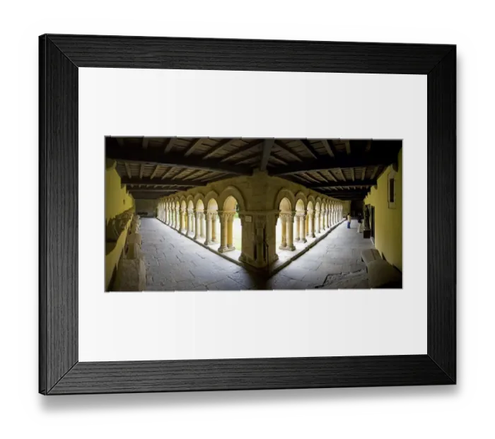 Framed Print : SPAIN. Santillana de Mar. Santa Juliana Collegiate Framed Print : SPAIN. Santillana de Mar. Santa Juliana Collegiate