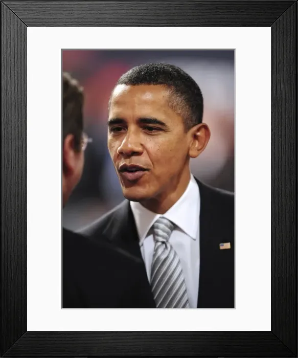 Framed Print : UNITED STATES OF AMERICA. US president Barack Framed Print : UNITED STATES OF AMERICA. US president Barack